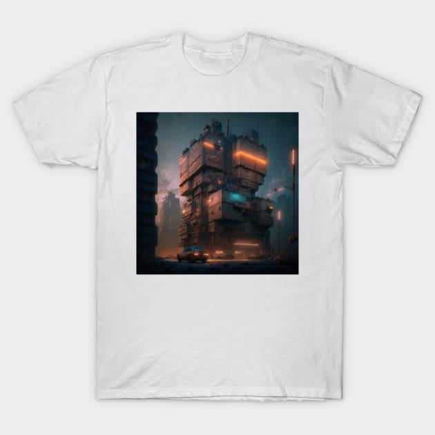 In the wastelands : Rusty Hotel T-Shirt by Lagavulin01